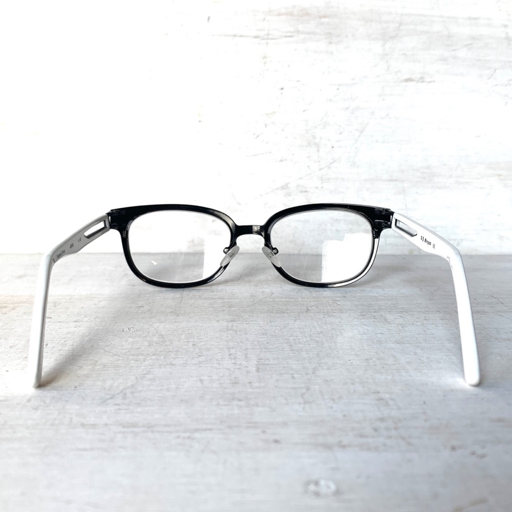 NEW +1.75 Horn Rimmed Reading Glasses Unisex Ladies Mens Metal Eyeglasses - Picture 8 of 13